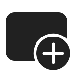 Slide Add SVG Icon